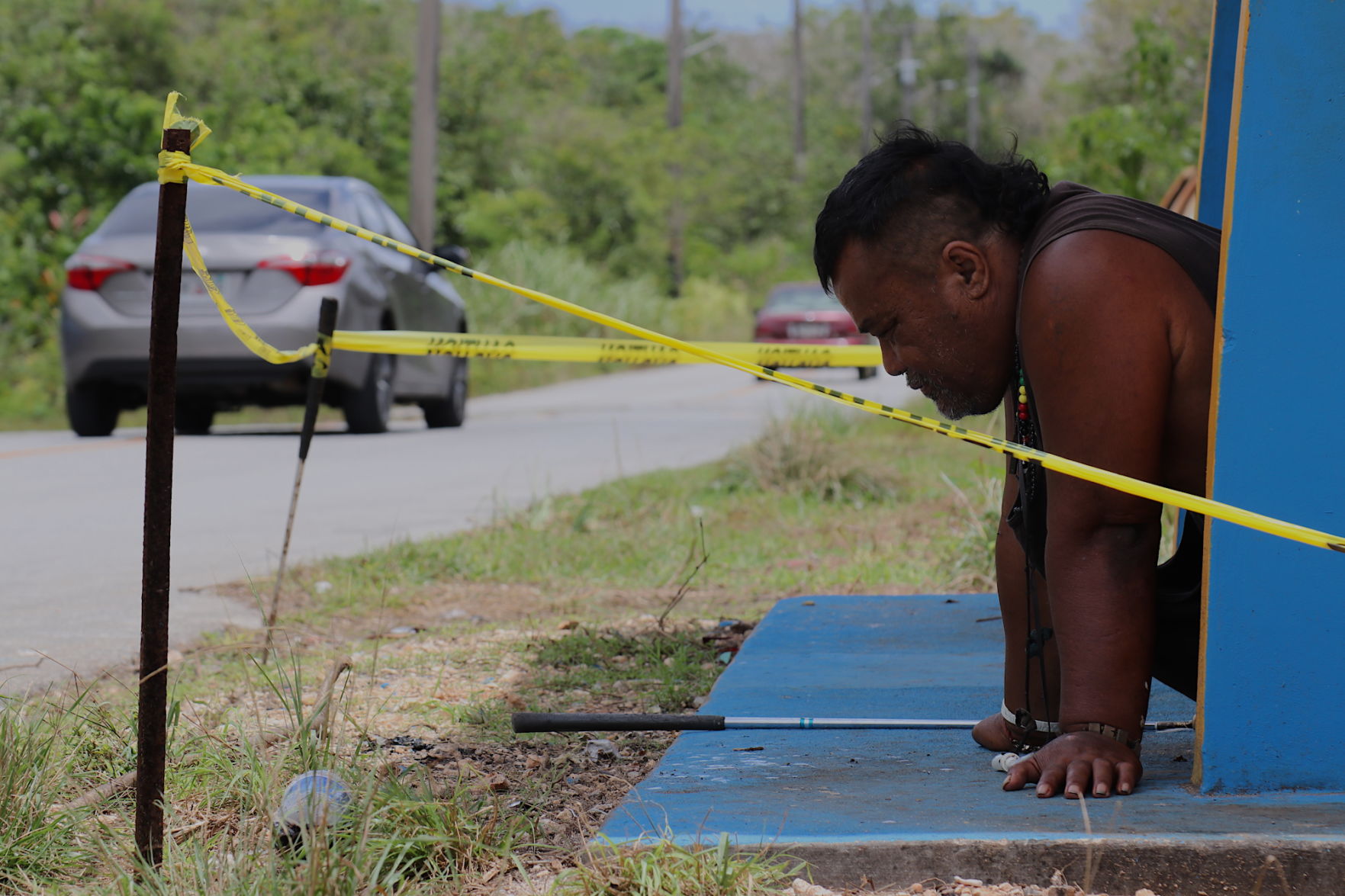 Guam in Photos 2019 - May - Man living at bus stop has ticket home to Chuuk